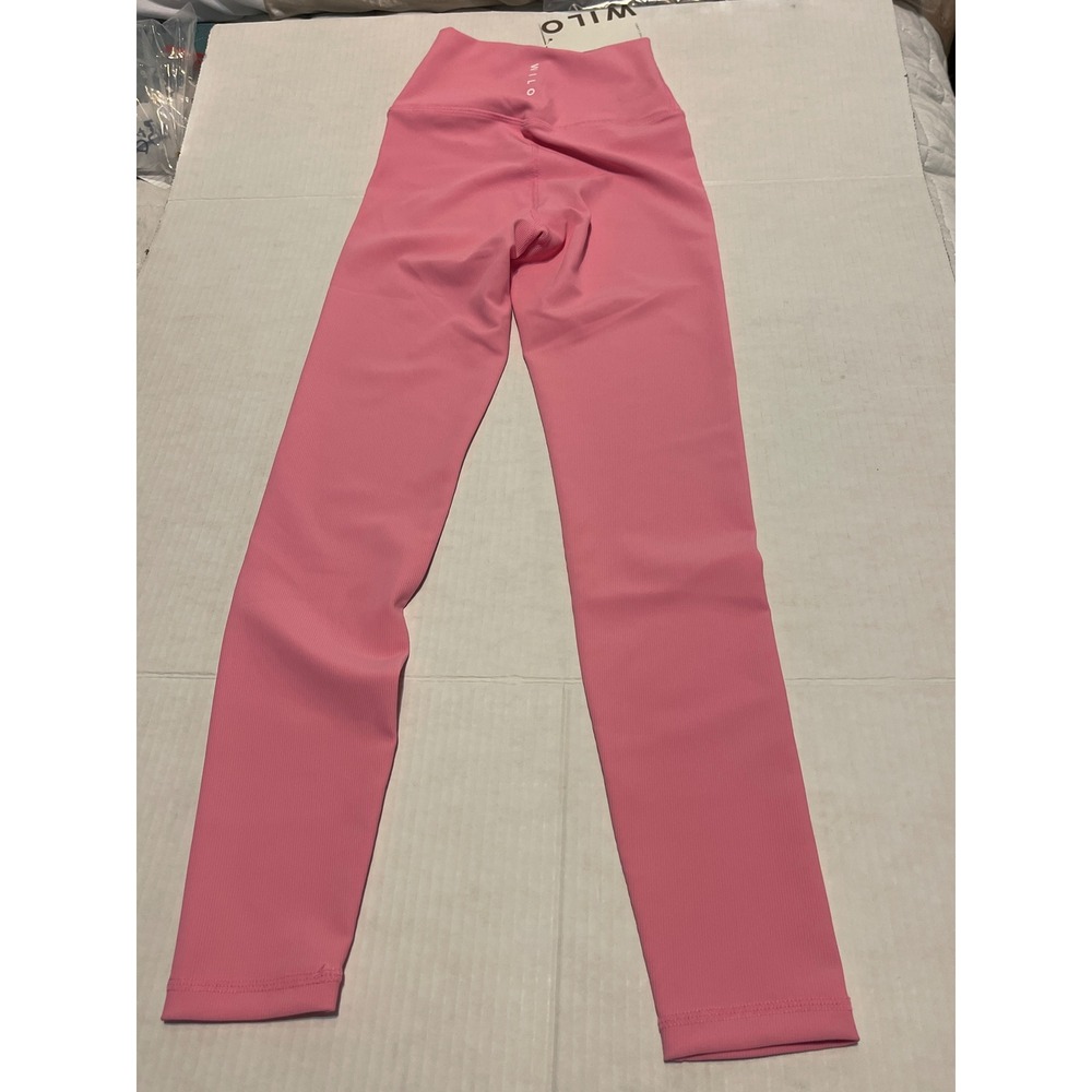 Wilo The Label Womens Yellow Hoodie Pink Ribbed Leggings Socks Set XS New - Picture 8 of 12